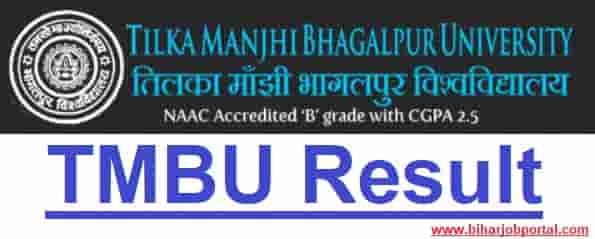 Tilka Manjhi Bhagalpur University Result