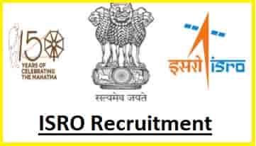 ISRO Scientist Engineer Recruitment
