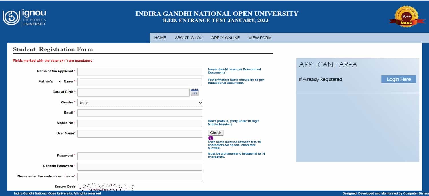 IGNOU B.ED Admission Entrance Test 2023 - Application Form, Eligibility ...