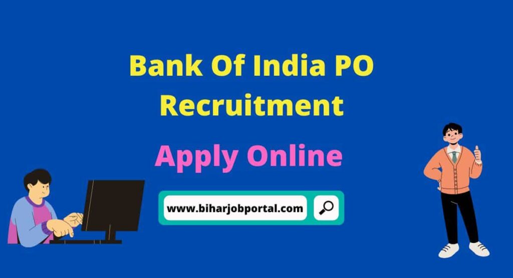Bank Of India PO Recruitment