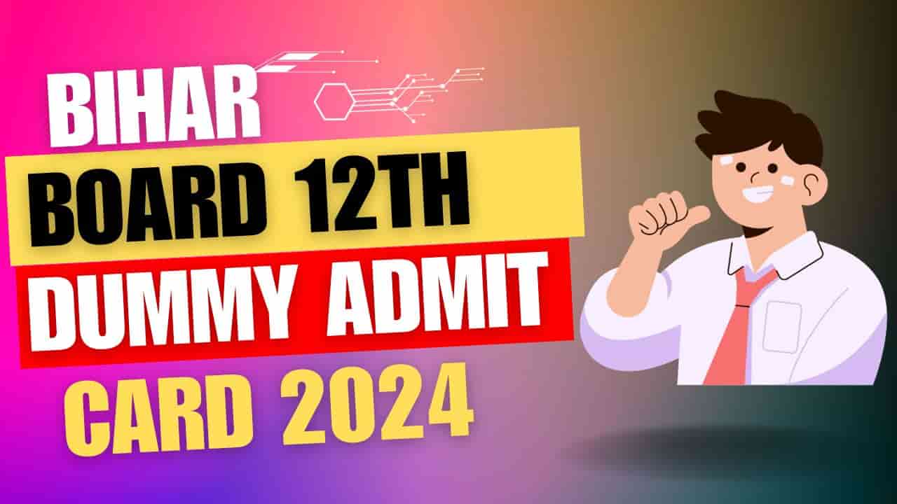 Bihar Board Th Dummy Admit Card